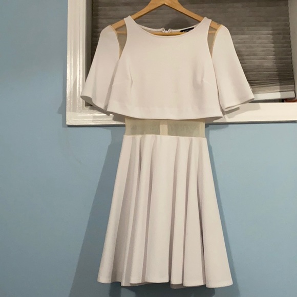 BeBe brand stretchy & mesh dress - Picture 1 of 5